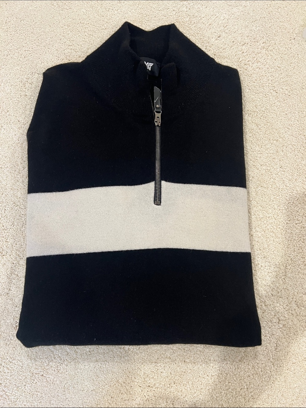 NWOT Men's PXG Half-Zip Sweater with Contrast Stripe